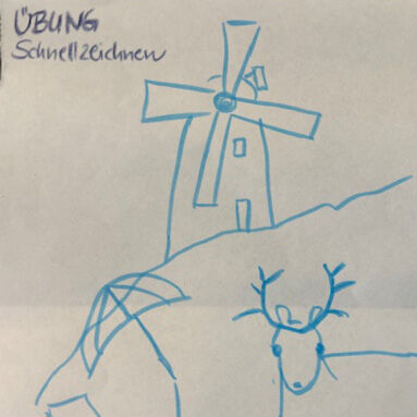 Verschiedene Skizzenübungen