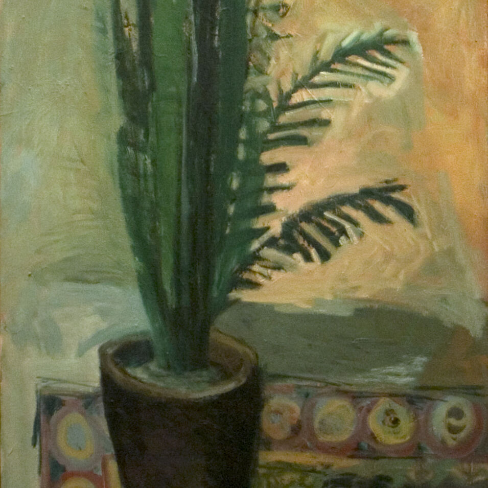Eine Pflanze gemalt von Jaakov Blumas.