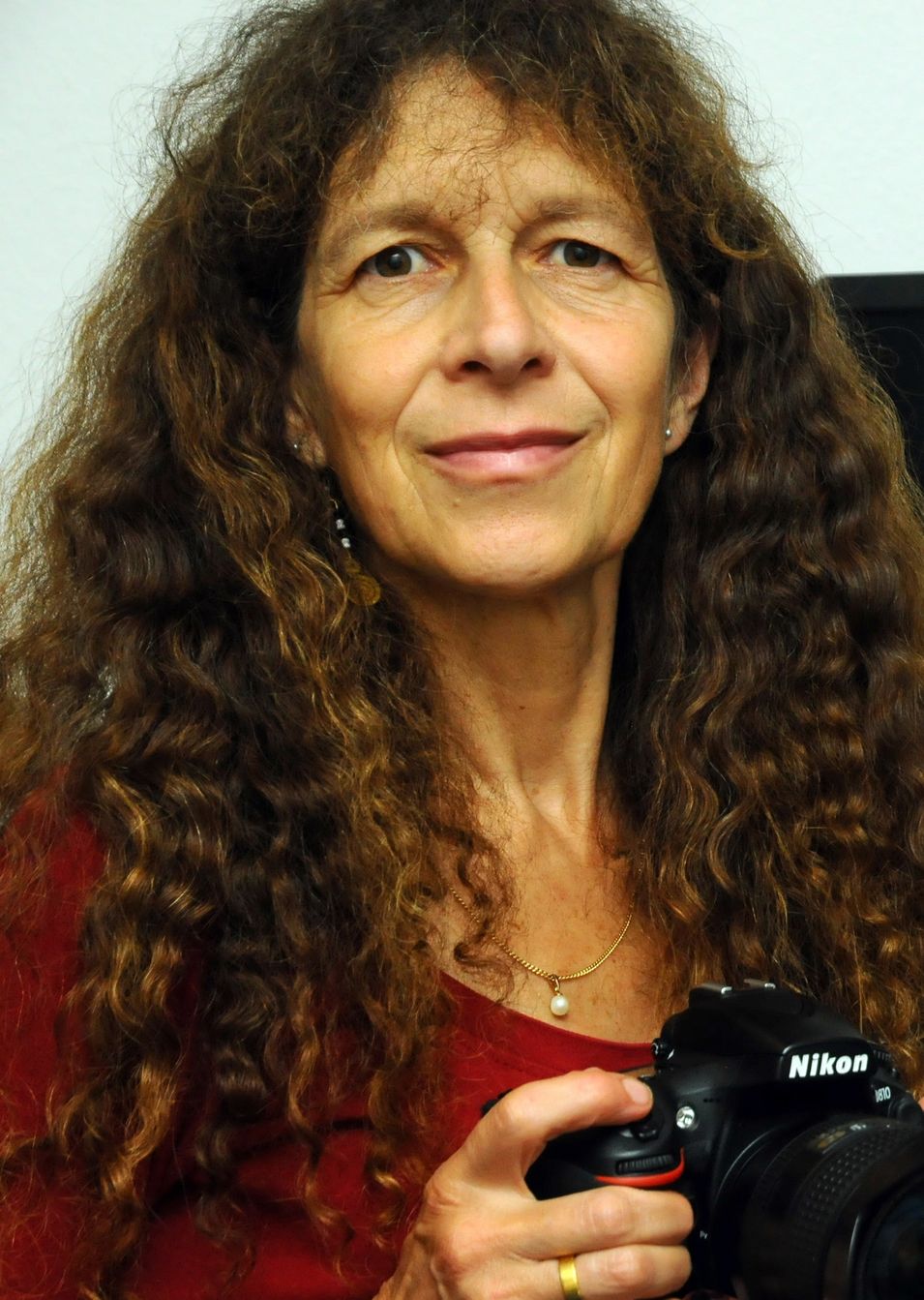 Heidi Krautwald mit Kamera