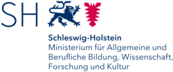 Auf dieser Abbildung ist das Logo Ministerium für Bildung und Wissenschaft Schleswig-Holstein zu sehen.