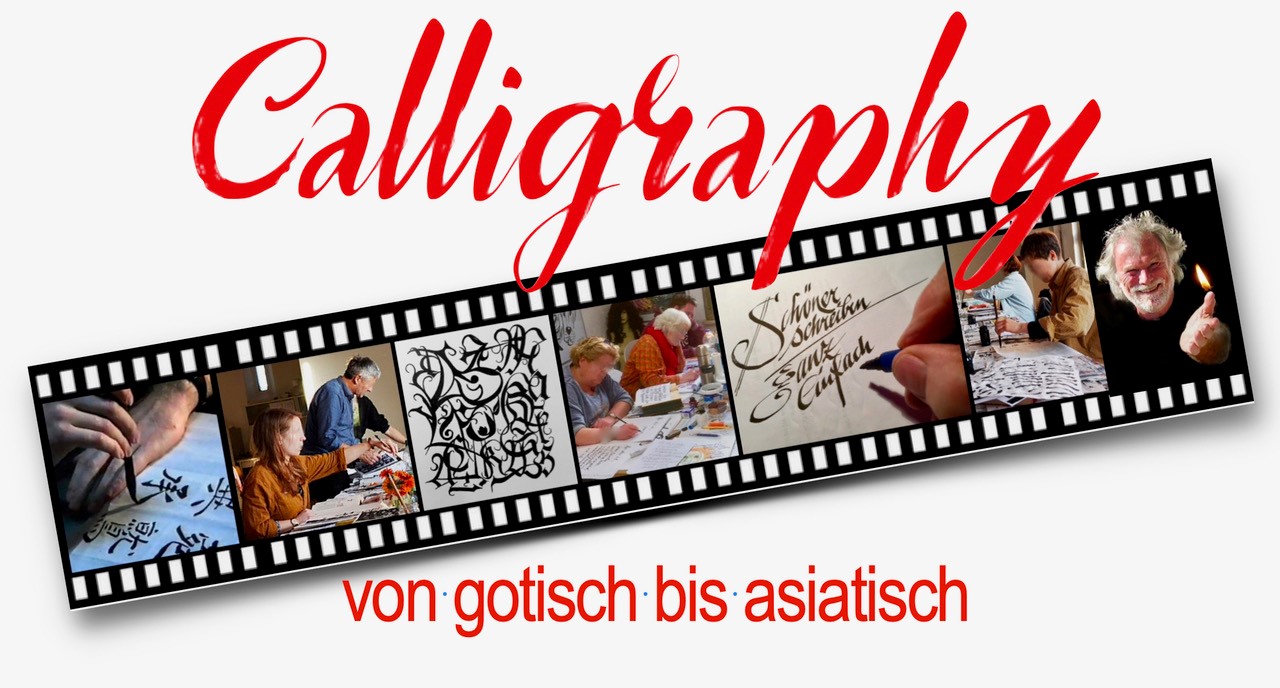 Calligraphy von gotisch bis asiatisch